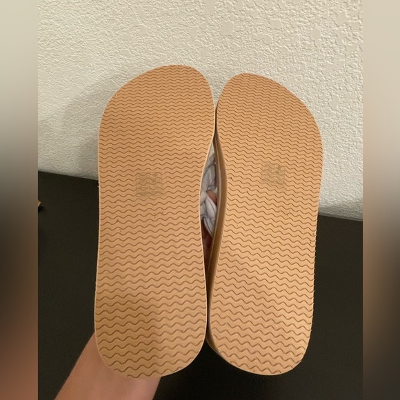 Womens flip flop sandals 8 summer beach boho shoes coquette cottagecore fairy‎ - Picture 5 of 6